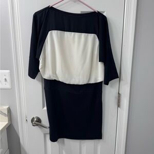 Navy and White Cocktail Dress